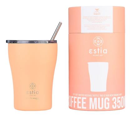 Estia Coffee Mug Save The Aegean 350ml Peach fuzz από το e-shop