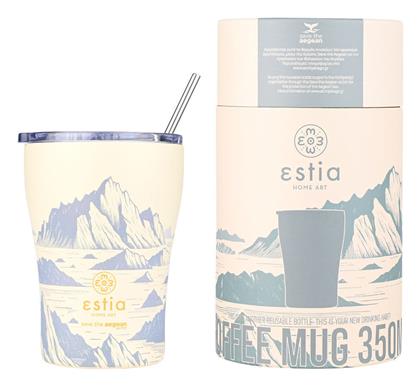 Estia Travel Mug Save The Aegean 350ml Alpine essence