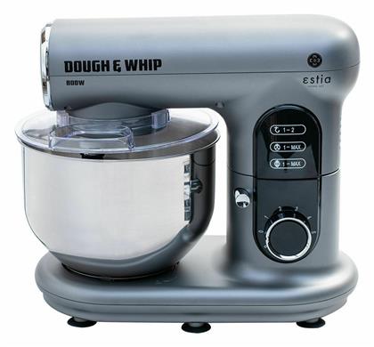 Estia Dough & Whip Κουζινομηχανή 800W με Ανοξείδωτο Κάδο 5lt