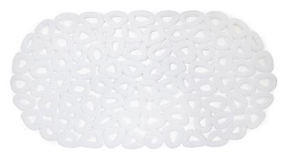 Estia Eco Αντιολισθητικό Μπανιέρας με Βεντούζες Λευκό 35x68εκ.