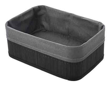 Estia Επιτραπέζια Θήκη Οργάνωσης Bamboo Essentials Μαύρη