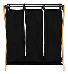 Estia Essentials Καλάθι Απλύτων Bamboo 68x40x76cm Μαύρο