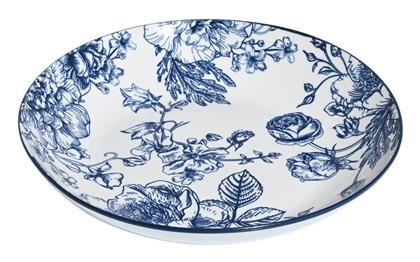 Estia Garden Πιάτο Βαθύ Λευκό με Διάμετρο 21cm