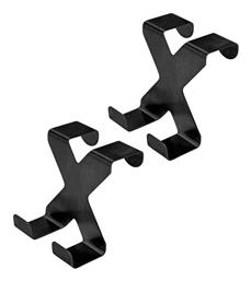 Estia Κρεμάστρα Πόρτας Μεταλλική 2 Θέσεων 7x5.5x12εκ. 2τμχ