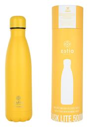 Estia Travel Flask Lite Save the Aegean 500ml Pineapple Yellow