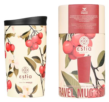 Estia Travel Mug Save The Aegean 350ml Sakura whisper