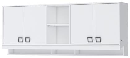 Εταζέρα Riddle White 209x37x82cm από το Polihome