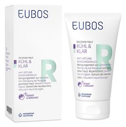 Eubos Γαλάκτωμα Καθαρισμού Cool & Calm Redness Relieving για Ευαίσθητες Επιδερμίδες 150ml