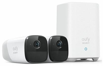 Eufy Σύστημα Παρακολούθησης EufyCam 2 Pro 2 Ασύρματων Καμερών IP 4MP