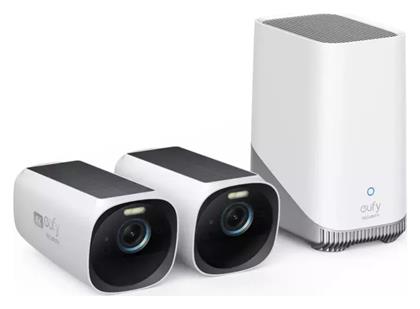 Eufy Σύστημα Παρακολούθησης eufyCam 3 S330 Ασύρματων Καμερών IP 8MP