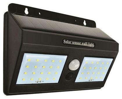 Eurolamp Επιτοίχιο Ηλιακό Φωτιστικό 1.2W 120lm με Ανιχνευτή Κίνησης