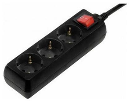 Eurolamp Πολύπριζο με Διακόπτη Αγγλίας