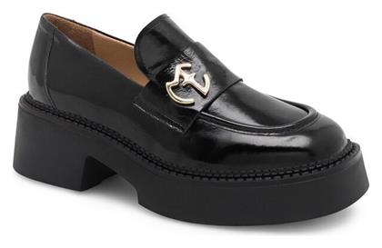 Eva Minge Γυναικεία Loafers σε Μαύρο Χρώμα