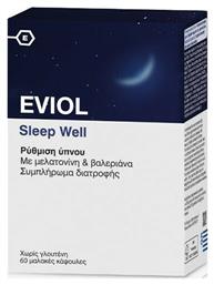 Eviol Sleep Well Συμπλήρωμα για τον Ύπνο 60 μαλακές κάψουλες