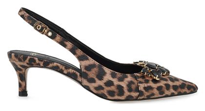 Exe Γόβες με Λουράκι & Μεσαίο Τακούνι Animal Print