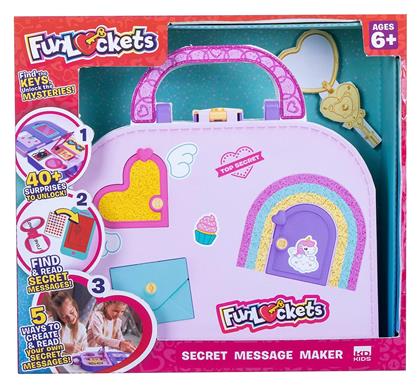 Fanatics Παιχνίδι Μινιατούρα Funlockets Secret Message Maker για 6+ Ετών από το Moustakas Toys