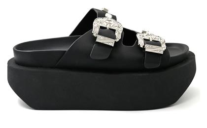 Favela Δερμάτινα Γυναικεία Σανδάλια Flatforms