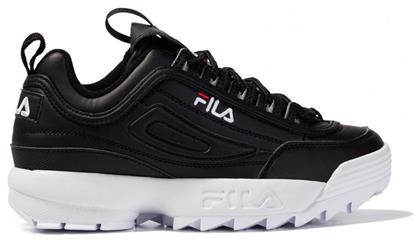 Fila Disruptor II Premium Γυναικεία Chunky Sneakers Μαύρα