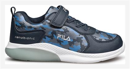 Fila Memory Spectrolite V Αδιάβροχα Αθλητικά Παιδικά Παπούτσια Running με Σκρατς Μπλε