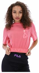 Fila Paisley Κοντομάνικο Crop Top Mink