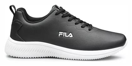 Fila Παιδικά Sneakers Berton Pu Lace Μαύρα