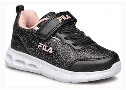 Fila Παιδικά Sneakers με Φωτάκια Μαύρα