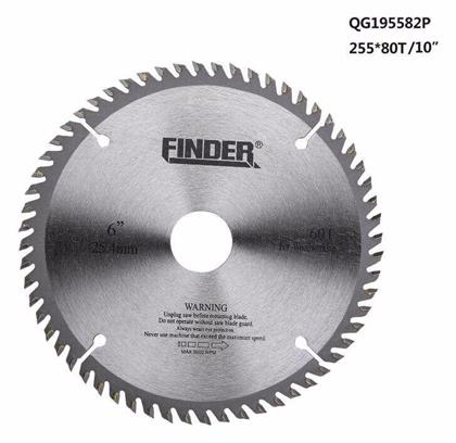 Finder 195582 Δίσκος Κοπής Ξύλου 255mm με 80 Δόντια