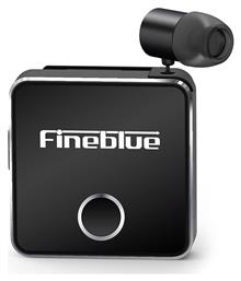 Fineblue F1 In-ear Bluetooth Handsfree Ακουστικό Πέτου Μαύρο