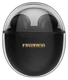 Fineblue F22 Pro Earbud Bluetooth Handsfree Ακουστικά με Θήκη Φόρτισης Μαύρα