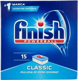 Finish Powerball Classic 15 Κάψουλες Πλυντηρίου Πιάτων από το Esmarket