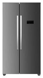 Finlux SBS-450IX Ψυγείο Ντουλάπα 442lt Total NoFrost Υ177xΠ90xΒ59εκ. Inox