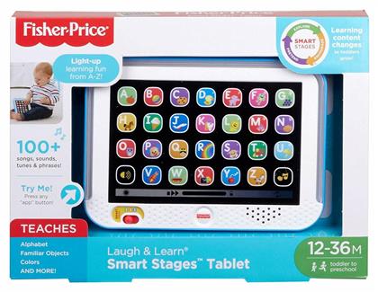 Fisher Price Ηλεκτρονικό Παιδικό Εκπαιδευτικό Laptop/Tablet Laugh & Learn (English) για 1+ Ετών