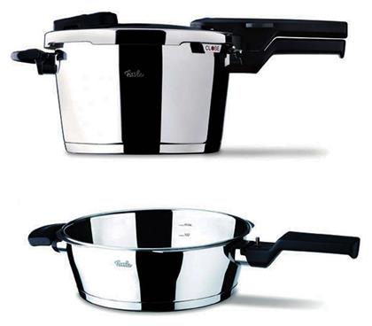 Fissler Vitaquick Χύτρες Ταχύτητας Set Quattro 8lt και 4lt