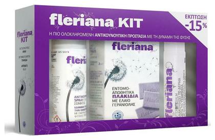 Fleriana Kit Spray, Πλακίδια & Afterbite Balm Λοσιόν για Μετά το Τσίμπημα σε Spray Κατάλληλη για Παιδιά 20ml από το e-Fresh