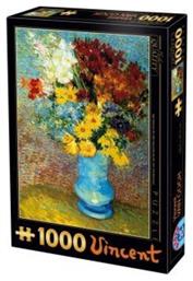 Flowers in a Blue Vase 1000pcs