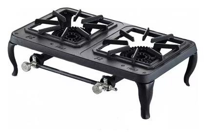 Foker Europa Εστία Υγραερίου Διπλή 8kW 55x37x16.5cm