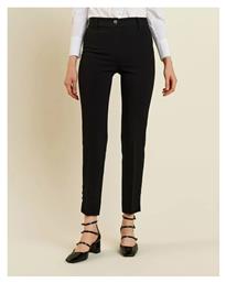 Forel Γυναικείο Κρεπ Παντελόνι σε Slim Εφαρμογή Black