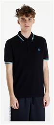 Fred Perry Ανδρική Μπλούζα Κοντομάνικη Polo Μαύρη