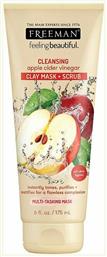 Freeman FeelingBeautiful Apple Cider Vinegar Clay Mask And Scrub 175ml από το Plus4u