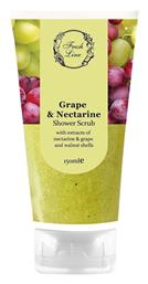 Fresh Line Grape & Nectarine Shower Scrub Σώματος 150ml