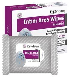 Frezyderm Intim Area Wipes Extra Mild 20τμχ