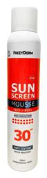 Frezyderm Sun Screen Mousse Αδιάβροχη Αντηλιακή Λοσιόν Προσώπου και Σώματος SPF30 200ml από το Pharm24