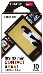 Fujifilm Color Instax Mini Contact Instant Φιλμ (10 Exposures)