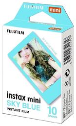 Fujifilm Color Instax Mini Sky Blue Instant Φιλμ (10 Exposures)