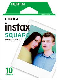 Fujifilm Color Instax Square Instant (10 Exposures) White