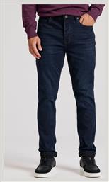 Funky Buddha Ανδρικό Παντελόνι Τζιν Slim Fit Tapered Blue Black