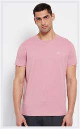 Funky Buddha Ανδρικό T-shirt Vintage Pink Μονόχρωμο