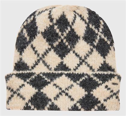 Funky Buddha Beanie Γυναικείος Σκούφος Πλεκτός σε Γκρι χρώμα