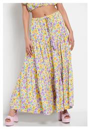 Funky Buddha Ψηλόμεση Maxi Φούστα Floral Πολύχρωμη