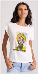 Funky Buddha T-Shirt Λευκό